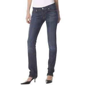 7 For All Mankind Roxanne Jeans Low Rise Slim 7FAM Y2K USA Vintage Women's 28